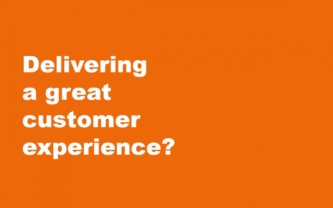 Delivering a Great Customer Experience?