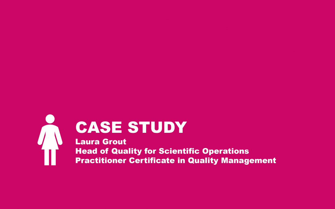 Head of Quality’s pursuit of learning results in professional recognition