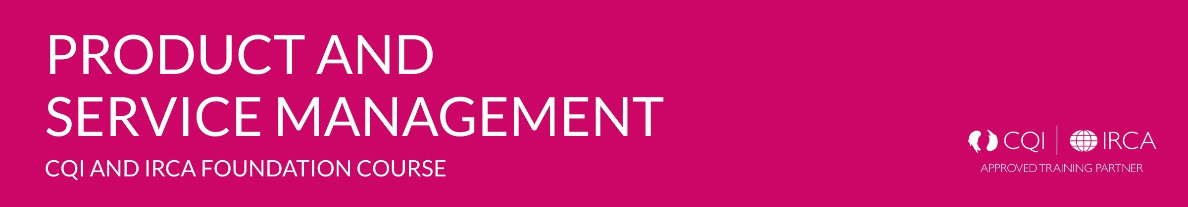 Product and Service Management FD105